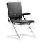 Homeroots 35 x 19 x 22 in. Black Faux Leather Z Arm Office Chairs 394935 - alternate 1